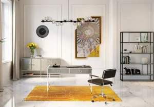 Kellot>KARE Design Leonardo Seinäkello Musta/kulta Ø49cm