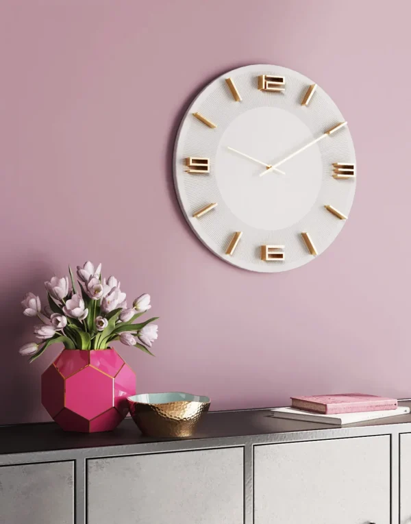 Kellot>KARE Design Leonardo Seinäkello Valkoinen Ø49cm