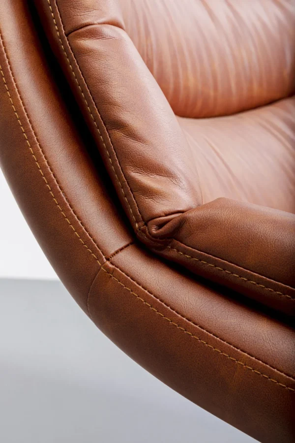 Nojatuolit>KARE Design Lido Kääntyvä Nojatuoli, Ruskea
