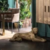 Jalalliset Koriste-Esineet>KARE Design Lion Gold Koriste-esine, Kulta 113cm