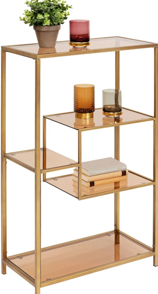 Olohuone | Hyllyt>KARE Design Loft Hylly, Kulta 100x60cm