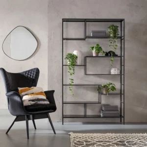 Olohuone | Hyllyt>KARE Design Loft Hylly, Musta 115x195cm