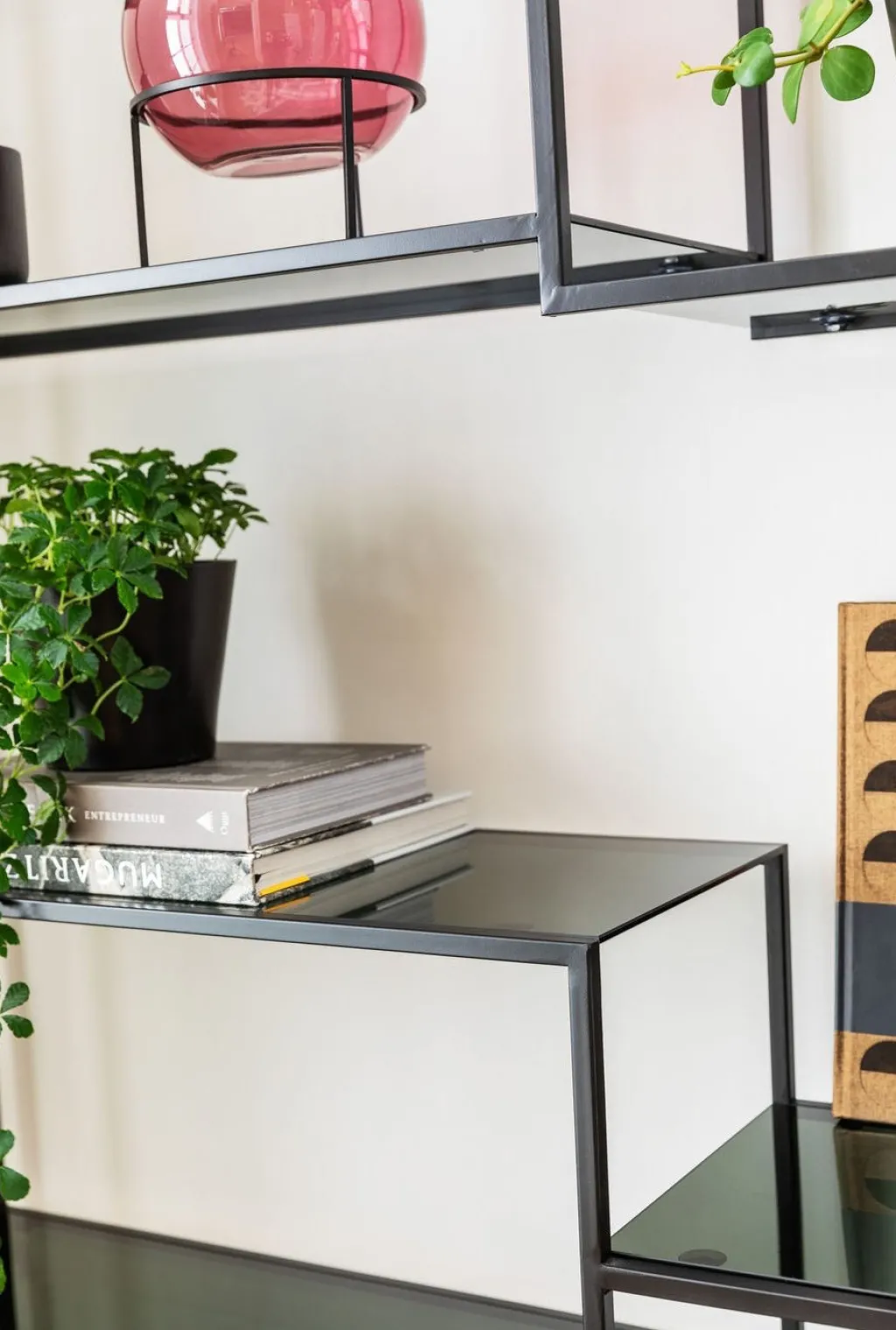loft_hylly_musta_xcm_17.webp Olohuone | Hyllyt>KARE Design Loft Hylly, Musta 115x195cm