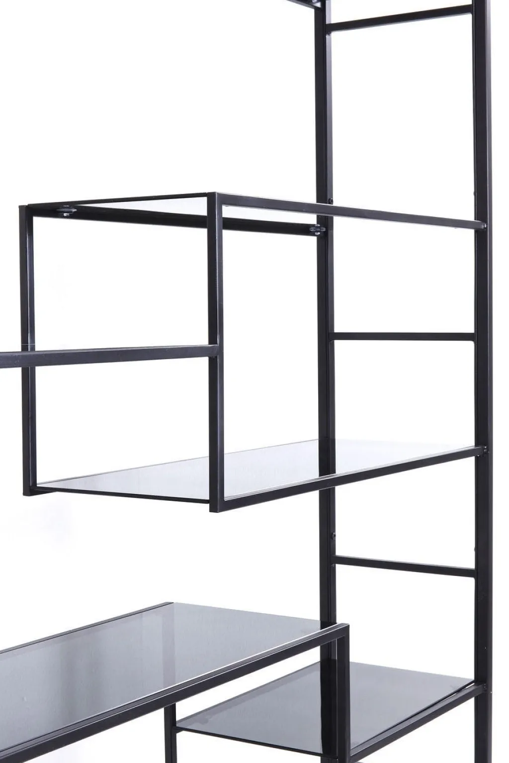 loft_hylly_musta_xcm_9.webp Olohuone | Hyllyt>KARE Design Loft Hylly, Musta 115x195cm