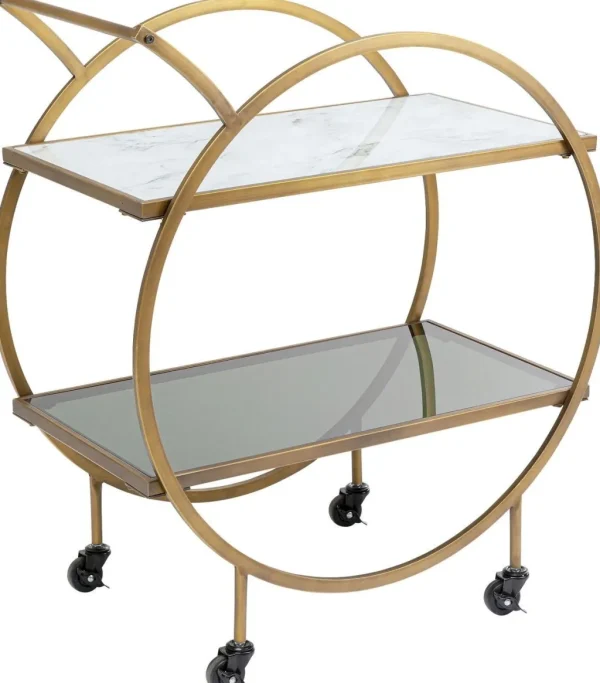 Baarit>KARE Design Loft Tarjoiluvaunu, Messinki