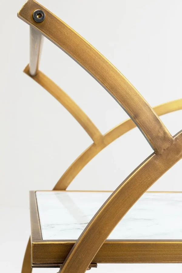 Baarit>KARE Design Loft Tarjoiluvaunu, Messinki
