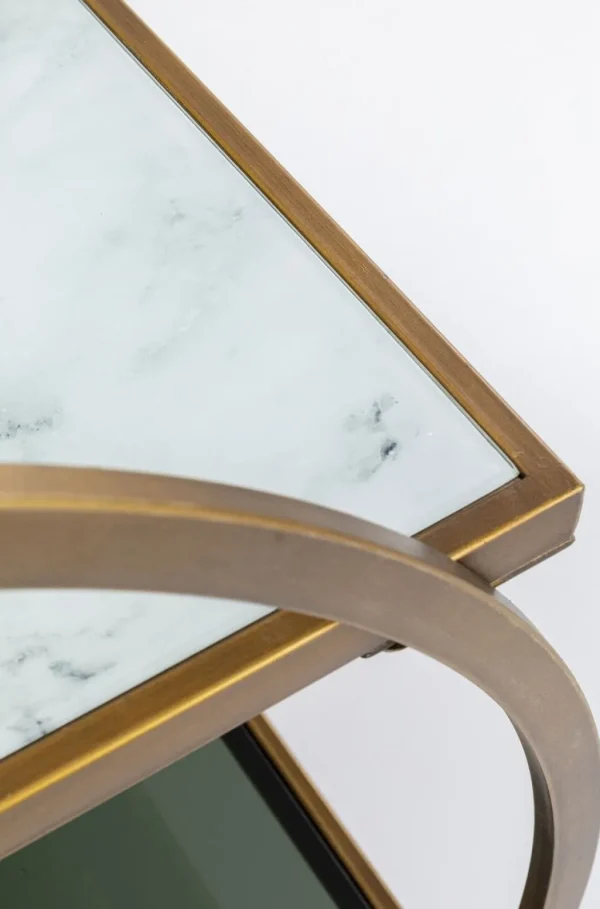 Baarit>KARE Design Loft Tarjoiluvaunu, Messinki