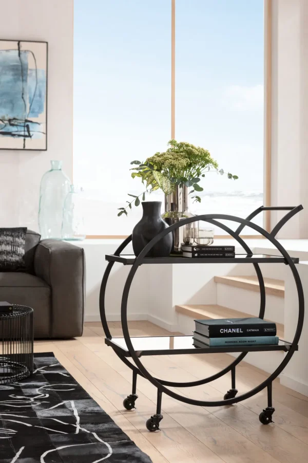 Baarit>KARE Design Loft Tarjoiluvaunu, Musta