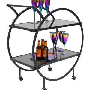 Baarit>KARE Design Loft Tarjoiluvaunu, Musta