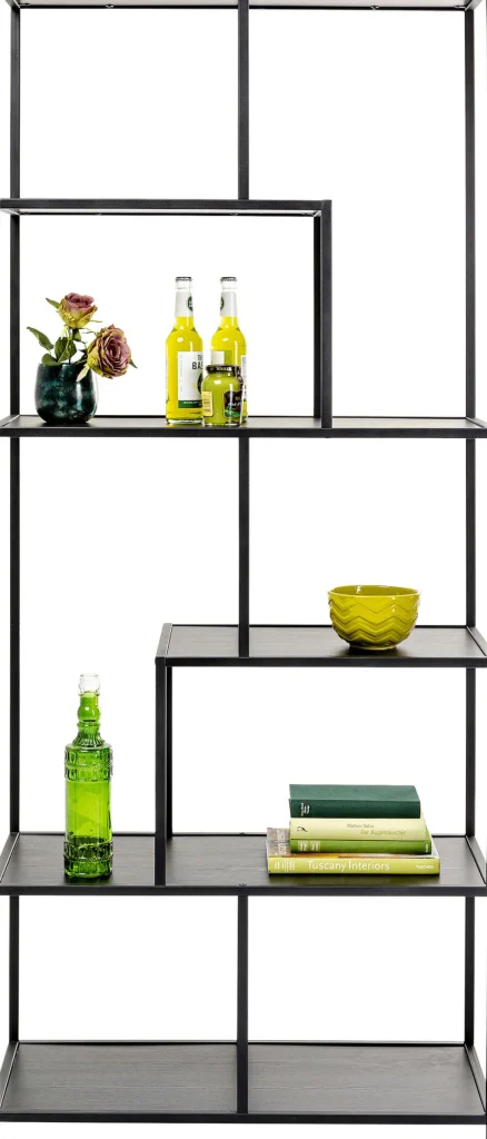 Hyllyt>KARE Design Loftie Hylly, Musta 77x185cm
