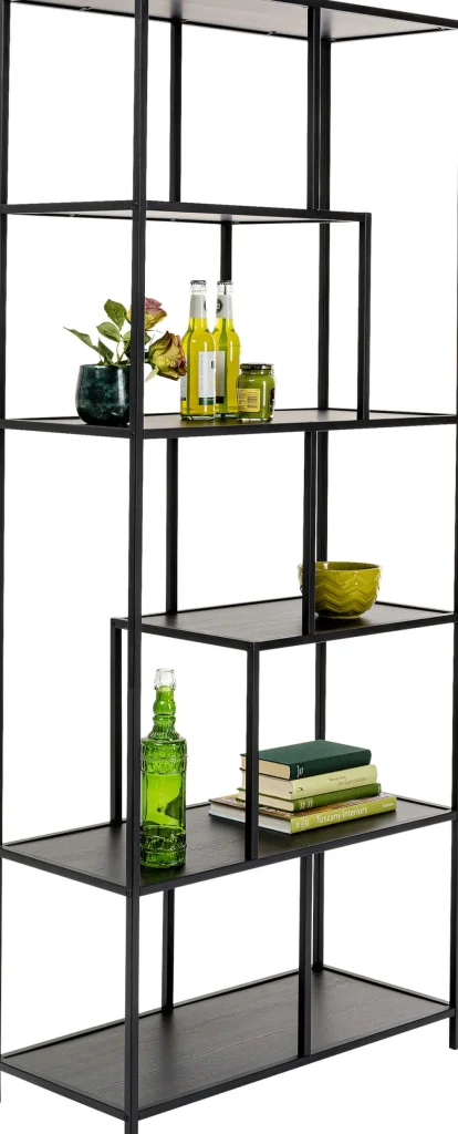 Hyllyt>KARE Design Loftie Hylly, Musta 77x185cm