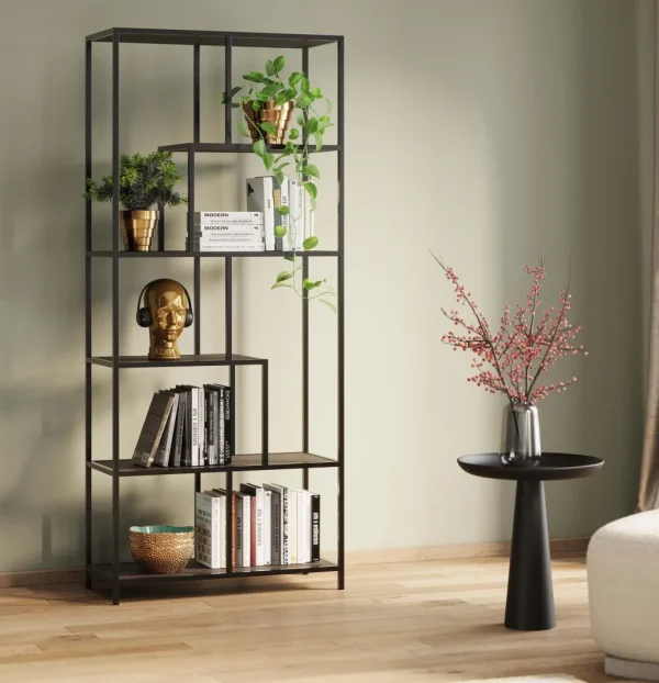 Hyllyt>KARE Design Loftie Hylly, Musta 77x185cm