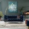 Sohvat | Olohuone>KARE Design Look Sohva 2-istuttava,samettia, Sininen