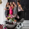 Nojatuolit>KARE Design Lounge Black Graphit Kääntyvä Nojatuoli