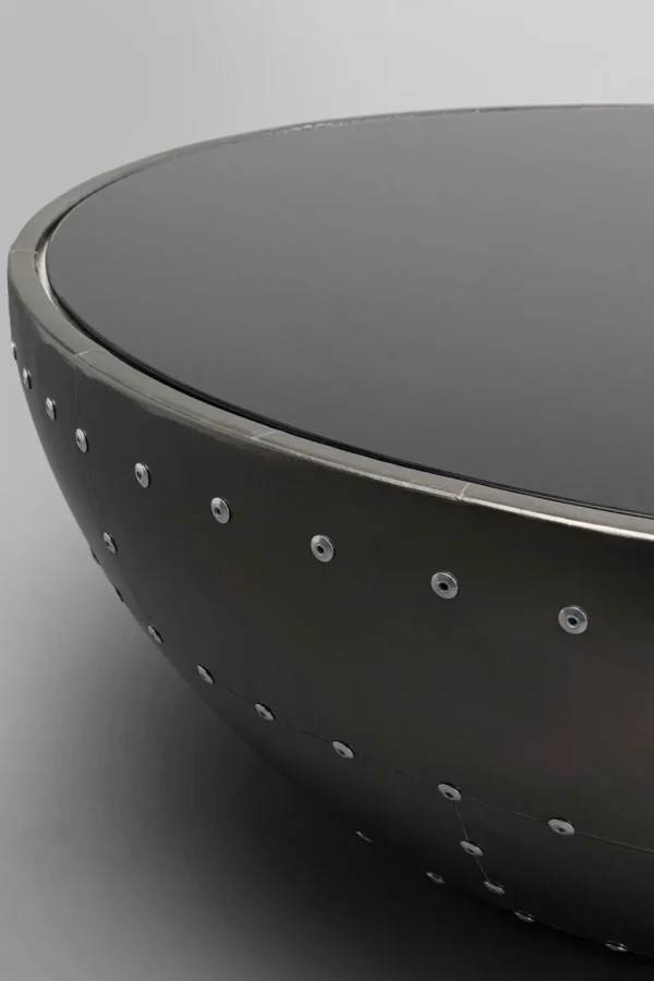 Sohvapöydät>KARE Design Lounge Black Graphit Sohvapöytä Musta Ø83cm