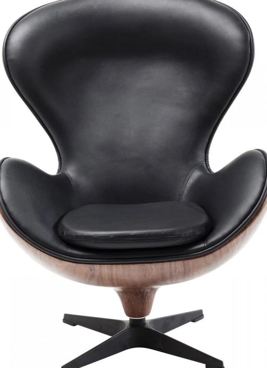 lounge_kntyv_nojatuoli_mustaphkin_0.webp Nojatuolit>KARE Design Lounge Kääntyvä Nojatuoli, Musta/pähkinä