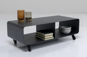 Tv -Tasot>KARE Design Lounge M Mobil Tv-taso, Harmaa 90x30cm