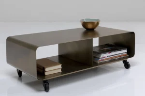 Tv -Tasot>KARE Design Lounge M Mobil Tv-taso, Pronssi 90x30cm