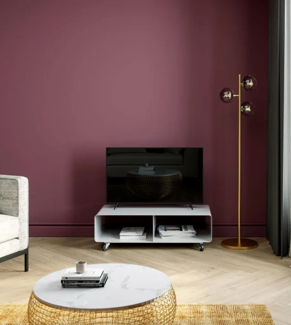 Tv -Tasot>KARE Design Lounge M Mobil Tv-taso, Valkoinen