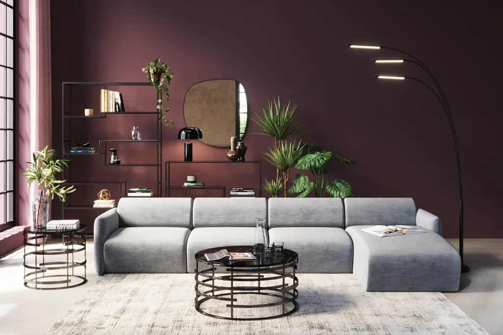 lucca_kulmasohva__harmaa_oikea_cm_1.webp Olohuone | Kulmasohvat>KARE Design Lucca Kulmasohva - Harmaa, Oikea 331cm