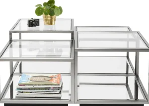 Sohvapöydät | Olohuone>KARE Design Luigi Sohvapöytä, Hopea (4/Setti)