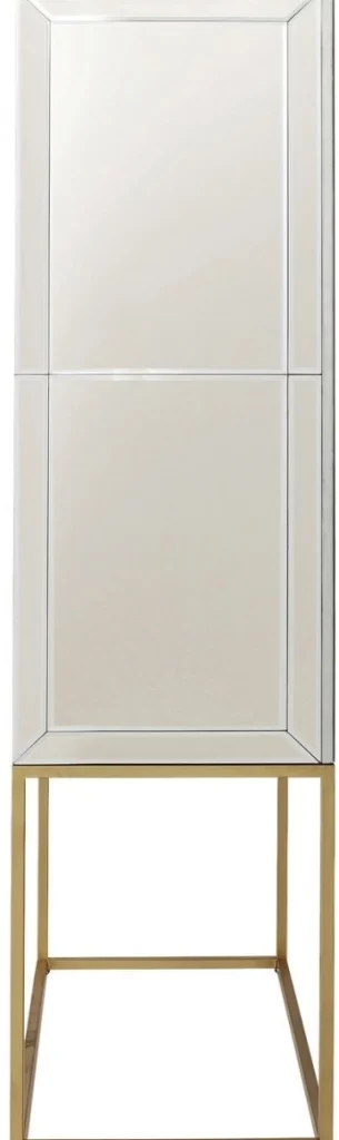 Baarit>KARE Design Luxury Pearl Baarikaappi 89x181cm, Peililasia