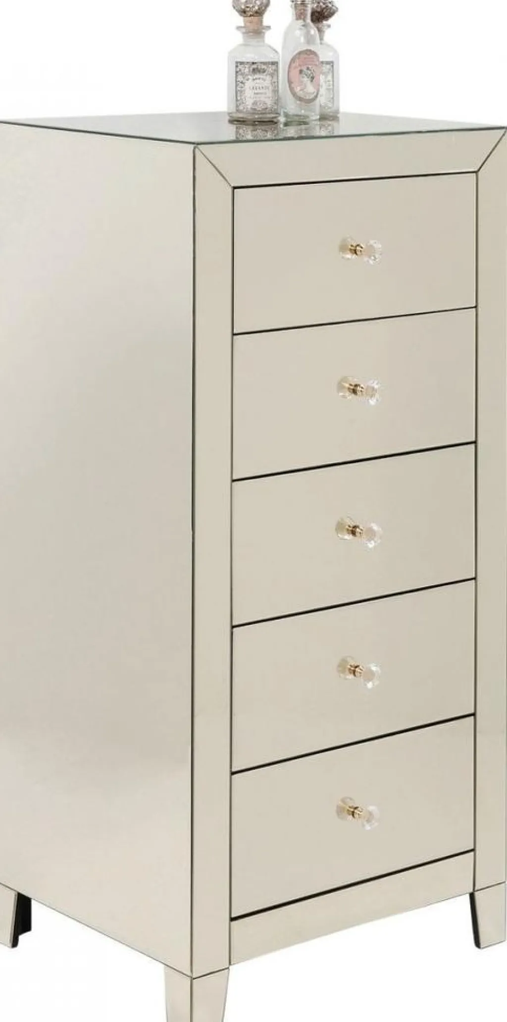 luxury_pearl_korkea_lipasto__laatikkoa_peililasia_4.webp Senkit | Olohuone>KARE Design Luxury Pearl Korkea Lipasto, 5 Laatikkoa, Peililasia