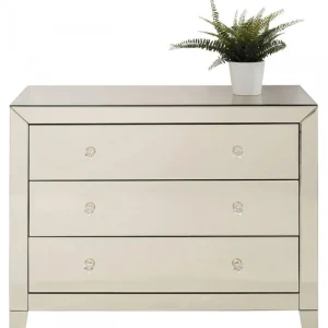 Senkit | Olohuone>KARE Design Luxury Pearl Lipasto, 3 Laatikkoa, Peililasia