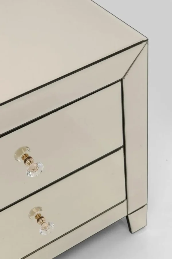 Yöpöydät>KARE Design Luxury Pearl Pieni Lipasto, Yöpöytä, 2 Laatikkoa