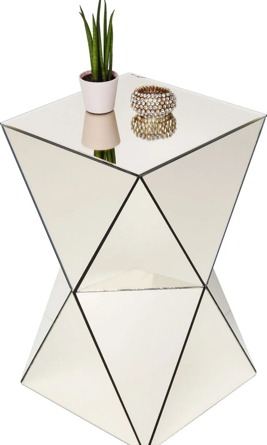 luxury_triangle_pearl_sivupyt_xcm_1.webp Sohvapöydät>KARE Design Luxury Triangle Pearl Sivupöytä 32x32cm
