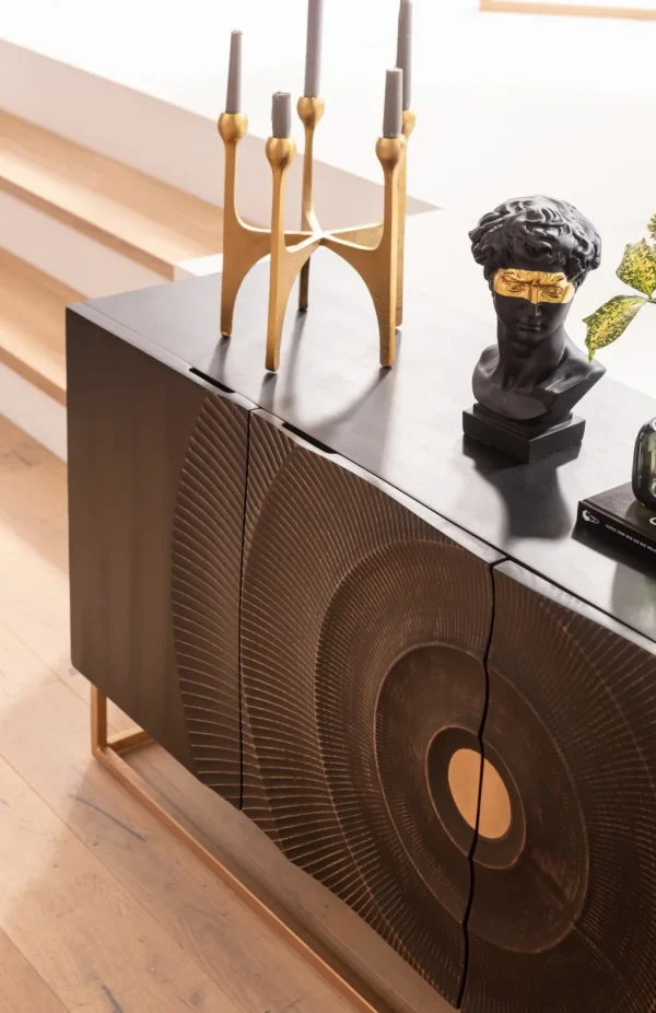 Senkit | Lipastot>KARE Design Madeira Dark Senkki 177x75cm