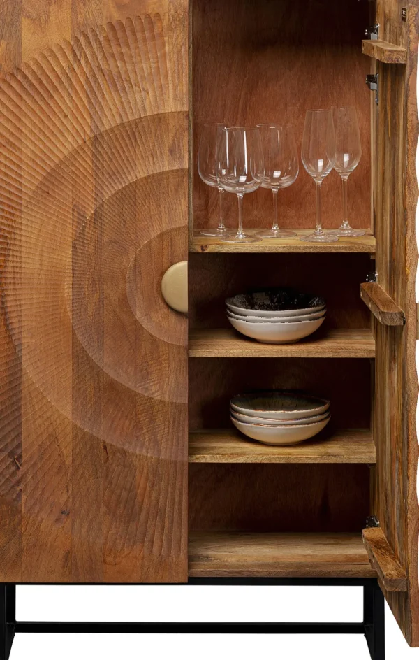 Senkit | Lipastot>KARE Design Madeira Kaappi - Vaalea, Massiivipuuta 76x140cm