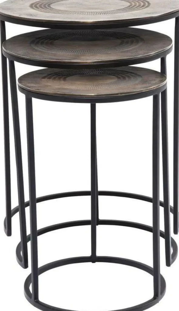 Sohvapöydät>KARE Design Marrakesh Sivupöytä Ø48cm (3/Setti)