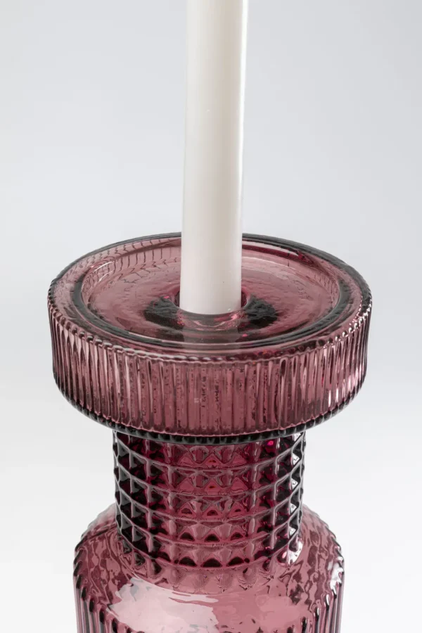 Lyhdyt | Kynttilänjalat>KARE Design Marvelous Duo Kynttilänjalka, Pinkki-harmaa 49cm