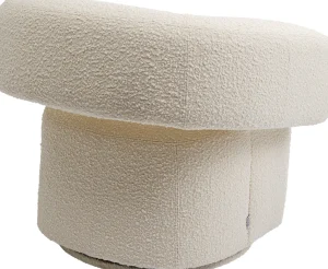 Nojatuolit>KARE Design Maye Pyörivä Nojatuoli, Kermanvärinen