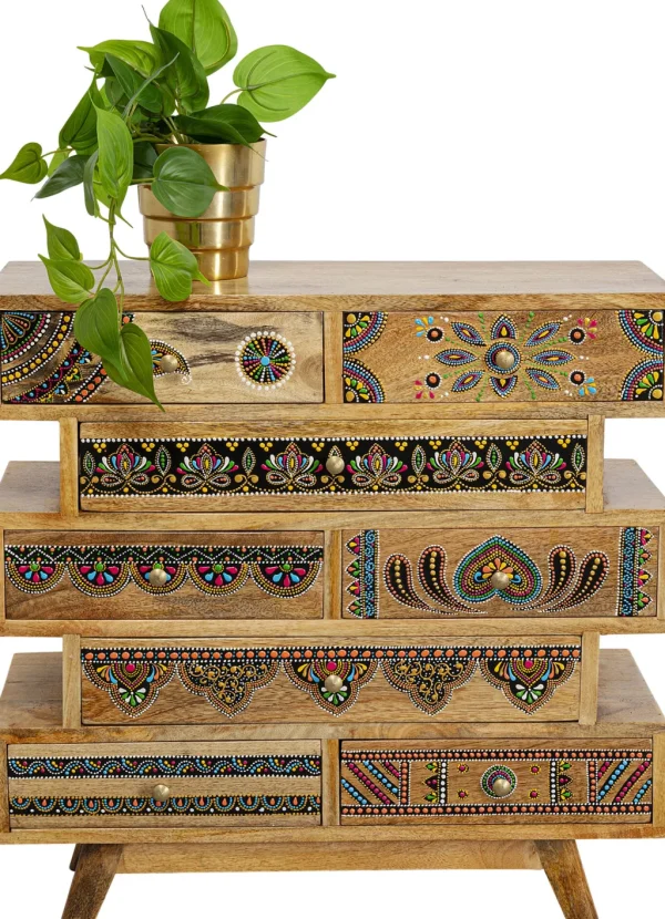 Senkit | Olohuone>KARE Design Menorca Butterfly Lipasto Massiivi Mangopuu 65x65cm