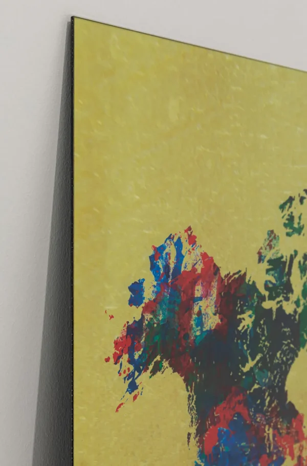 Taulut>KARE Design Metallic Colourful Map Lasitaulu 150x100cm