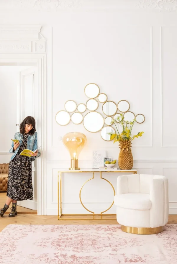 Konsolipöydät Ja Sivupöydät>KARE Design Miami Loft Konsolipöytä, Kulta 120cm