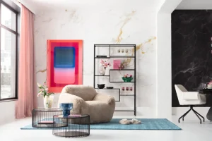 Olohuone | Nojatuolit>KARE Design Mika Cream Nojatuoli Kermanvärinen