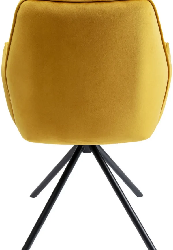 Tuolit>KARE Design Mila Tuoli Käsinojilla, Keltainen