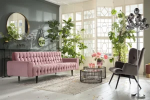 Sohvat>KARE Design Milchbar Mauve Vuodesohva 219cm