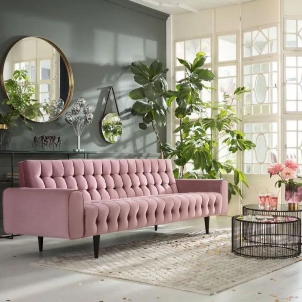 milchbar_sohva_istuttava_samettia_mauve_0.webp Sohvat>KARE Design Milchbar Sohva 3-istuttava, Samettia, Mauve