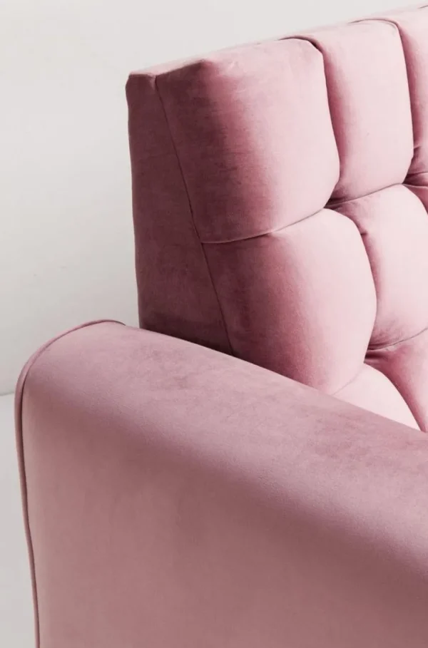 Sohvat>KARE Design Milchbar Sohva 3-istuttava, Samettia, Mauve