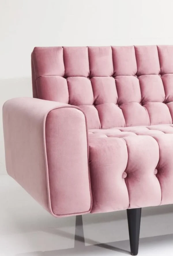 Sohvat>KARE Design Milchbar Sohva 3-istuttava, Samettia, Mauve