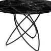Pöydät>KARE Design Molekular Pöytä Marmorilasi/musta Ø120cm