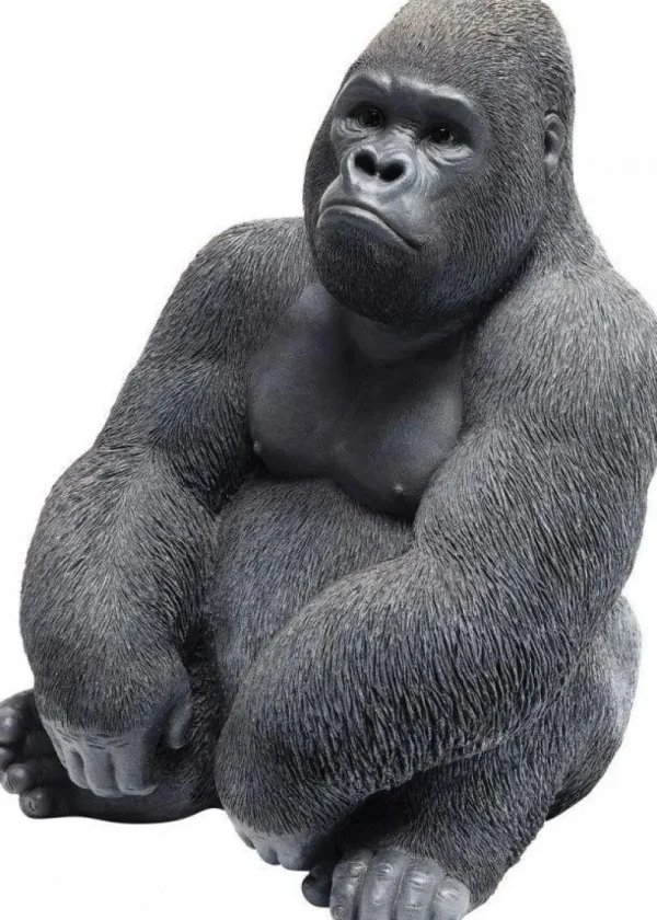 Koriste-Esineet>KARE Design Monkey Gorilla Side Medium Koriste-esine, Figuuri, Musta