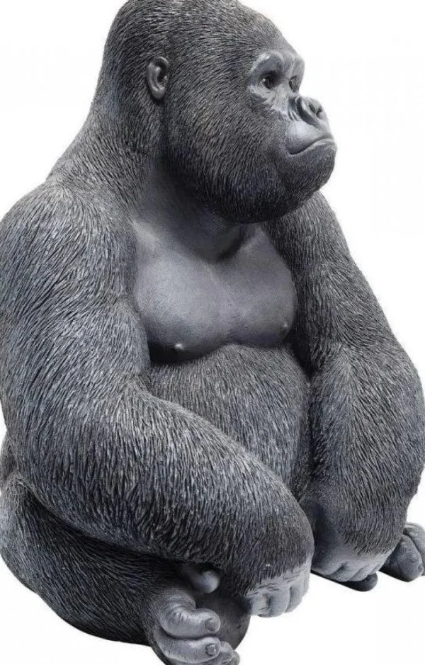 Koriste-Esineet>KARE Design Monkey Gorilla Side Medium Koriste-esine, Figuuri, Musta