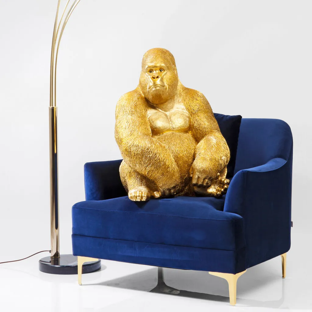 monkey_gorilla_xl_koristeesine_figuuri_kulta_cm_0.webp Jalalliset Koriste-Esineet>KARE Design Monkey Gorilla XL Koriste-esine, Figuuri, Kulta 76cm
