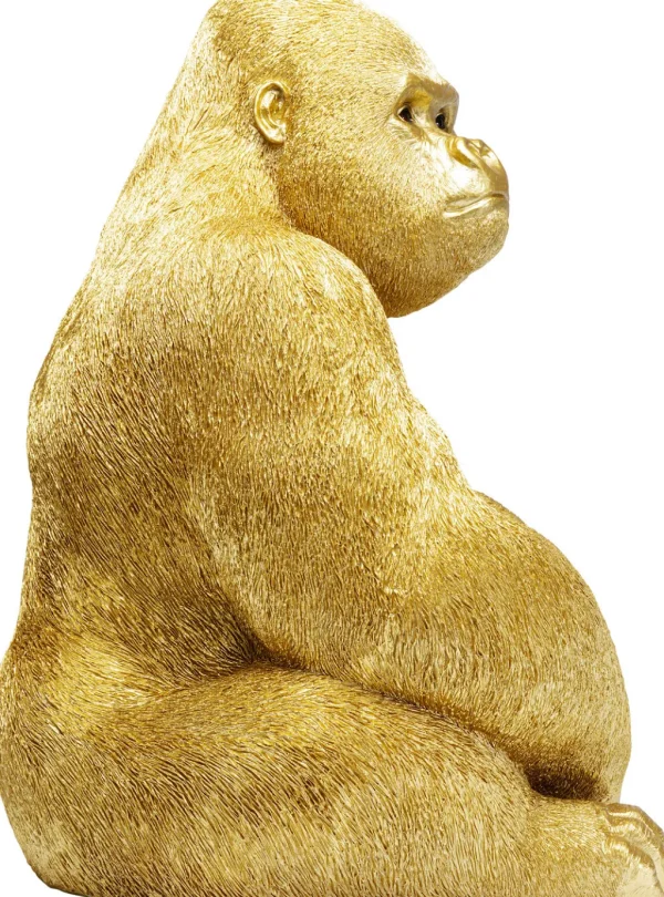 Jalalliset Koriste-Esineet>KARE Design Monkey Gorilla XL Koriste-esine, Figuuri, Kulta 76cm