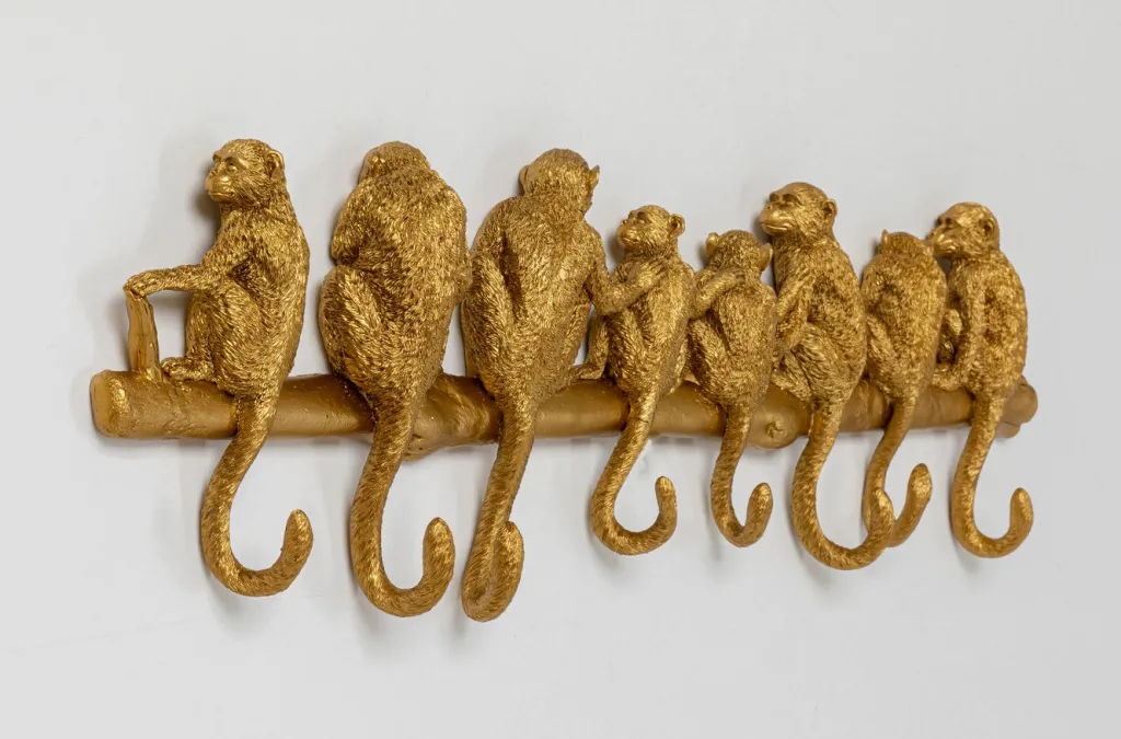 monkey_hook_seinnaulakko_cm_1.webp Seinänaulakot>KARE Design Monkey Hook Seinänaulakko 70cm